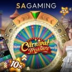 Carnival Treasure da SA Gaming: o game show ao vivo com emoções multiplicadas na roda da fortuna