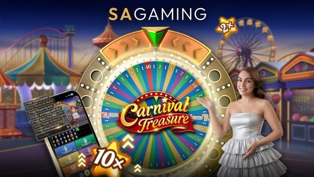 Carnival Treasure da SA Gaming: o game show ao vivo com emoções multiplicadas na roda da fortuna